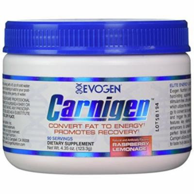 Evogen Carnigen Raspberry Lemonade 90/SERV, 4.35 Ounce