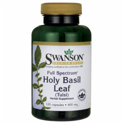 Swanson Full Spectrum Holy Basil Leaf (Tulsi) 400 mg 120 Caps