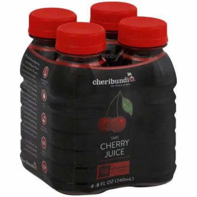 Cheribundi Tart Cherry Juice, 8 fl oz, 4 pack, (Pack of 3)