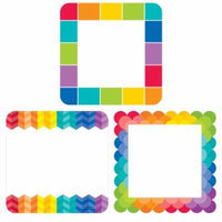 RAINBOW CARDS 6IN CUT OUTS PAINTED PALETTE