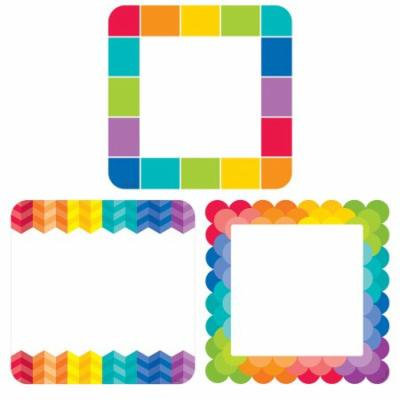 RAINBOW CARDS 6IN CUT OUTS PAINTED PALETTE