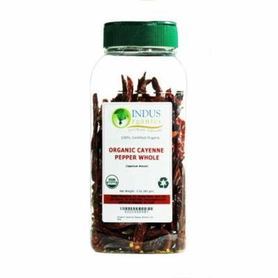 Indus Organics Red Pepper/Cayenne Pepper Whole, 3 Oz
