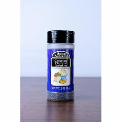 Pack of 12 Spice Supreme Chocolate Sprinkles Bake Toppings 2.5 oz. #38069