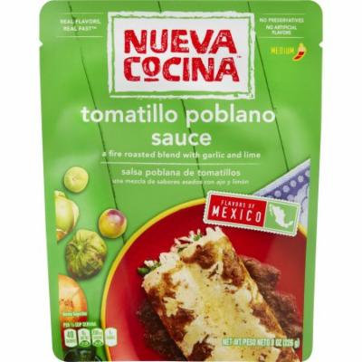 Nueva Cocina Tomatillo Poblano Sauce, 8 Ounces