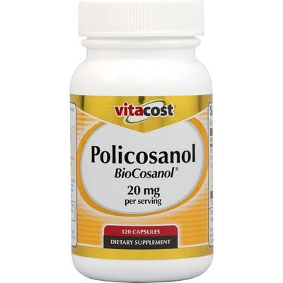 Vitacost Brand Vitacost Policosanol featuring BioCosanol - 60 servings -- 20 mg per serving - 120 Capsules