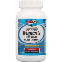 Vitacost Brand Vitacost Synergy Women's with Iron Multi-Vitamin -- 240 Capsules