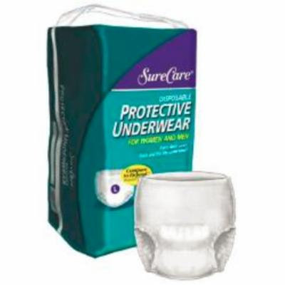 COVIDIEN Absorbent Underwear Sure Care Pull On Medium Disposable Heavy Absorbency (#1605, Sold Per Case)