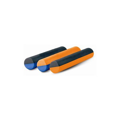 Aeromat 33872 12 in. Elite Dual Color Foam Roller- Blue- Gray