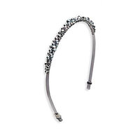 Colette Malouf Stromboli Fresh Water Pearls Headband - Grey