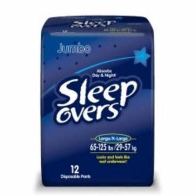 Absorbent Underwear Sleep Overs Pull On Large / X-Large Disposable Heavy Absorbency (#SLP05302, Sold Per Case)