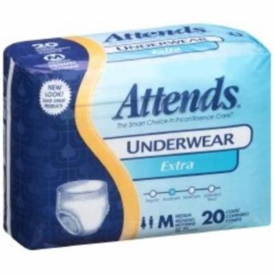 ATTENDS Absorbent Underwear Attends Pull On Medium Disposable Moderate Absorbency (#AP0720, Sold Per Pack)