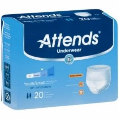 ATTENDS Absorbent Underwear Attends Pull On Small Disposable Heavy Absorbency (#APP0710, Sold Per Case)
