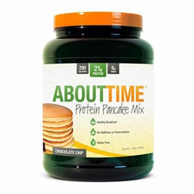 SDC Nutrition About Time Protein Pancake Mix, Chocolate Chip, 1.5 Pound