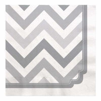 Chevron Gray - Luncheon Napkins (16 count)
