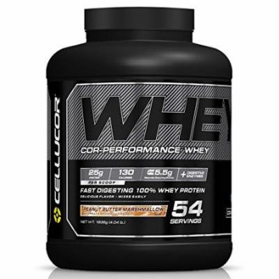 Cellucor Cor-Performance 100% Whey Protein Powder with whey Isolate, Peanut Butter Marshmallow/G4, 4.04 Pound