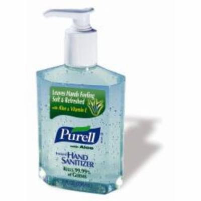 GOJO Hand Sanitizer with Aloe Vera 8 oz. Alcohol Pump Bottle (#9674-12, Sold Per Case)