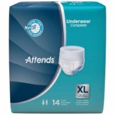ATTENDS Absorbent Underwear Attends Pull On X-Large Disposable Heavy Absorbency (#APP0740, Sold Per Pack)