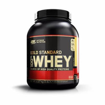 Optimum Nutrition 100% Whey Gold Standard, Banana Cream, 5 Pound