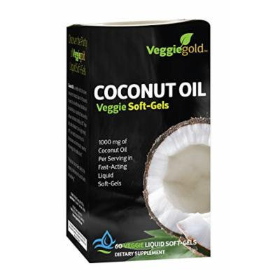 VeggieGold Coconut Oil Veggie Soft-Gel, 60 Count