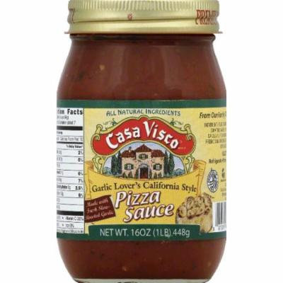Casa Visco Pizza Sauce, Garlic Lover's California Style