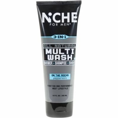 Niche for Men On the Rocks All Natural Multi-Wash, 8.5 fl oz
