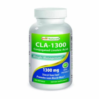 Best Naturals CLA Conjugated Linoleic Acid 1300 mg 180 Softgels