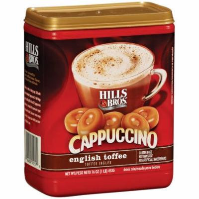 Hills Bros English Toffee Cappuccino, 16 OZ (Pack of 6)