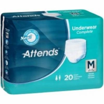 ATTENDS Absorbent Underwear Attends Pull On Medium Disposable Heavy Absorbency (#APP0720, Sold Per Case)
