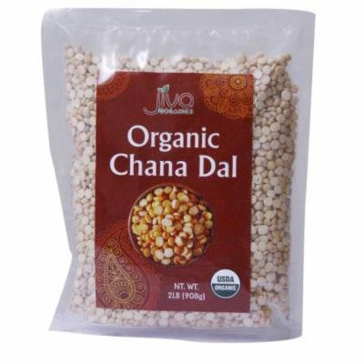 Jiva USDA Organic Chana Dal Beans - 2 Pound Bag