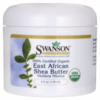 Swanson 100% Certified Organic East African Shea 4 fl oz (118 ml) Solid Oil
