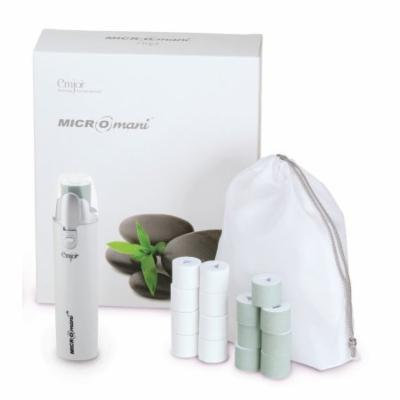 Emjoi Micro-Mani Nail Polisher with Smooth and Shine Rollers - White