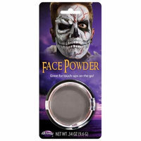 Pressed Powder Compact Adult Costume Makeup Grey