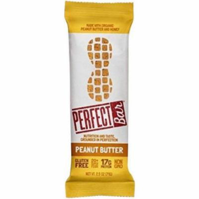 Perfect Foods Organic Peanut Butter Bar, 2.5 oz., (Pack of 8)
