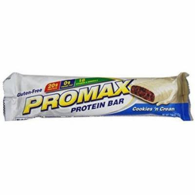 Promax Cookies 'n Cream Protein Bar, 2.64 oz., (Pack of 12)