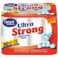 Great Value Ultra Strong Bathroom Tissue, 165 sheets, 36 rolls