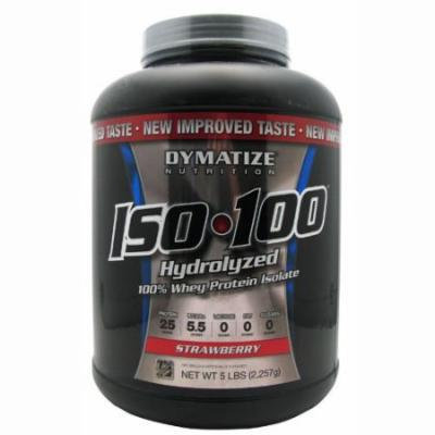 Dymatize, ISO-100, Strawberry, 5lb, Protein Isolate,
