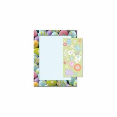 Great Papers 2010247 Painted Easter Eggs Letterhead - 80 Sheets/Pack
