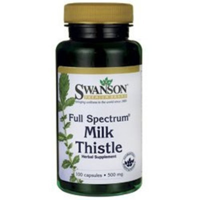 Swanson Premium Full Spectrum Milk Thistle 500 mg 100 Caps