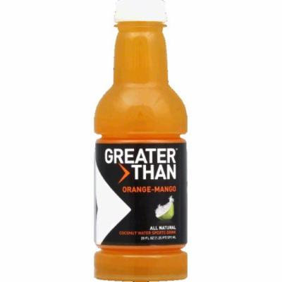 Greater Than Sports Drink, Coconut Water, Orange-Mango