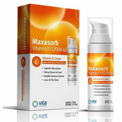 Vita Sciences Maxasorb D3 2000 IU Skin Cream