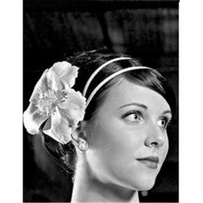 Weddingstar 8968 White Satin Wrapped Headband - Single