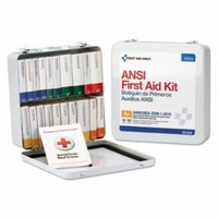 First Aid Only ANSI Class A Weatherproof First Aid Kit for 50 People, 24 Pieces