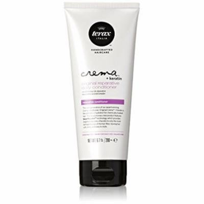Terax Crema + Keratin Original Reparative Daily Conditioner for Unisex, 6.7 Ounce