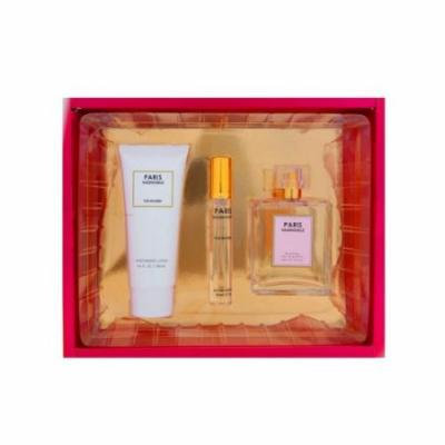 Paris Mademoiselle Perfume for Women 3 Piece Set; Perfume 3.4 Fl. 0z, Mini Perfume .07 Fl. Oz. And Moisturizing Lotion