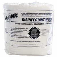 Cascades Monk Disinfectant Wet Wipes, 6 x 8, White, 800/Roll, 6 Roll/Carton