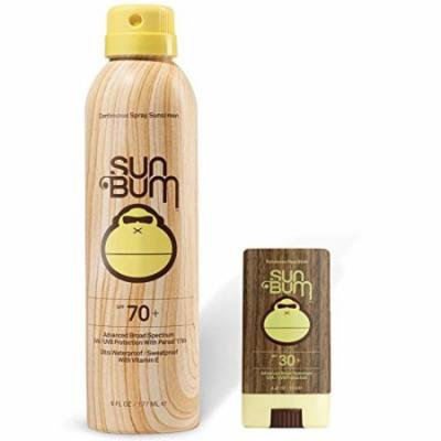 Sun Bum SPF 70 Spray Sunscreen + Face Stick SPF 30