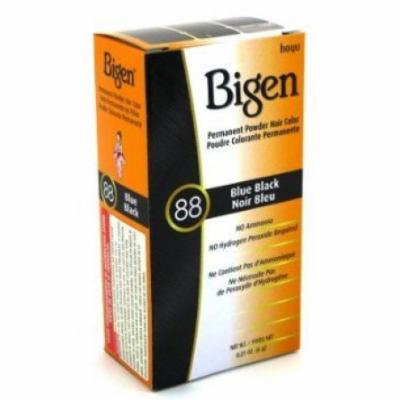 Bigen Powder Hair Color #88 Blue Black (3 Pack)