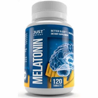 Just Potent High Grade Melatonin Supplement :: 10mg Tablets :: 120 Tablets :: Better Sleep :: Brain Health :: Non-Habit Forming