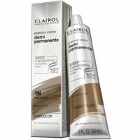 Clairol Premium Crème Demi Permanent Hair Color - #1N Neutral Black 2 oz. (Pack of 6)