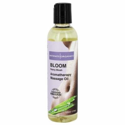 Intimate Organics - Bloom Aromatherapy Massage Oil Peony Blush - 4 oz.